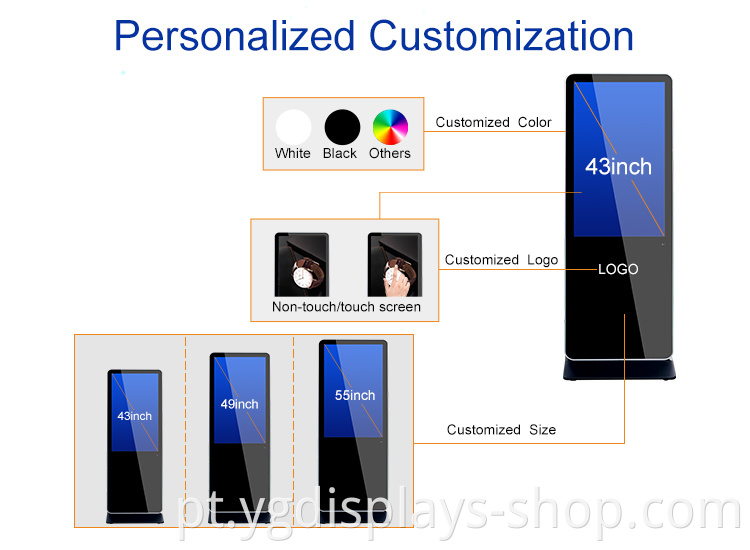 totem lcd signage